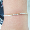 3.50Ct Round GH/VS Certified Natural Diamond Tennis Her Bracelet 14k Yellow Gold - Image 2 - GEMHUB & CO.