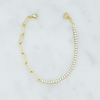 Women 1.50Ct Round Natural GH/SI Diamond Chain Tennis Bracelet 14k Yellow Gold - Image 2 - GEMHUB & CO.