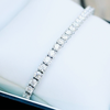 14k White Gold Sparkling Wedding Tennis Bracelet Certified Natural Diamond 6Ct - GEMHUB & CO.