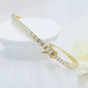 GDGL Certified 7Ct Natural Diamond Women's Tennis Bracelet 14Kt Yellow Gold - Image 4 - GEMHUB & CO.
