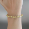 14k Gold Fancy Yellow Lab-Grown Diamond Multi Cut Women's Tennis Bracelet - Image 4 - GEMHUB & CO.