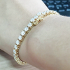 Valentine Special Gift Round Cut 5.40Ct Natural Diamond Tennis Bracelet 14k Gold - Image 3 - GEMHUB & CO.