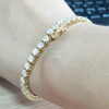 Valentine Special Gift Round Cut 5.40Ct Natural Diamond Tennis Bracelet 14k Gold - Image 4 - GEMHUB & CO.