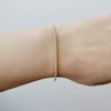 Elegant 14K Yellow Gold Natural Diamond Tennis Bracelet IGI Certified Daily Wear - Image 4 - GEMHUB & CO.