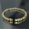 14k Gold Fancy Yellow Lab-Grown Diamond Multi Cut Women's Tennis Bracelet - Image 3 - GEMHUB & CO.