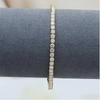 Certified GH/SI 6.20Ct Natural Diamond 14Kt Yellow Gold Tennis Bracelet Fro Her - Image 4 - GEMHUB & CO.