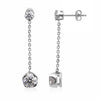6 Ct Round Cut Lab Grown Diamond Earrings - View 6