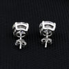 3 Ct Round Cut Lab Grown Diamond Earrings - View 4