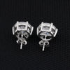 2 Ct Round Cut Lab Grown Diamond Earrings - View 4