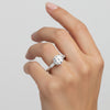 3.50 Ct Round Cut Lab Grown Diamond Ring - GEMHUB & CO. - View 5