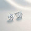 4.00 Ct Round Cut Lab Grown Diamond Earrings - View 5