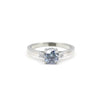 2.00 Ct Cushion Cut Blue Lab Grown Diamond Ring - GEMHUB & CO.