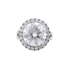 4.20 Ct Round Cut Lab Grown Diamond Ring - GEMHUB & CO.