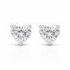 4 Ct Heart Cut Lab Grown Diamond Earrings - GEMHUB & CO.