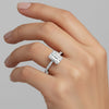 3.30 Ct Emerald Cut Lab Grown Diamond Ring - GEMHUB & CO. - View 5