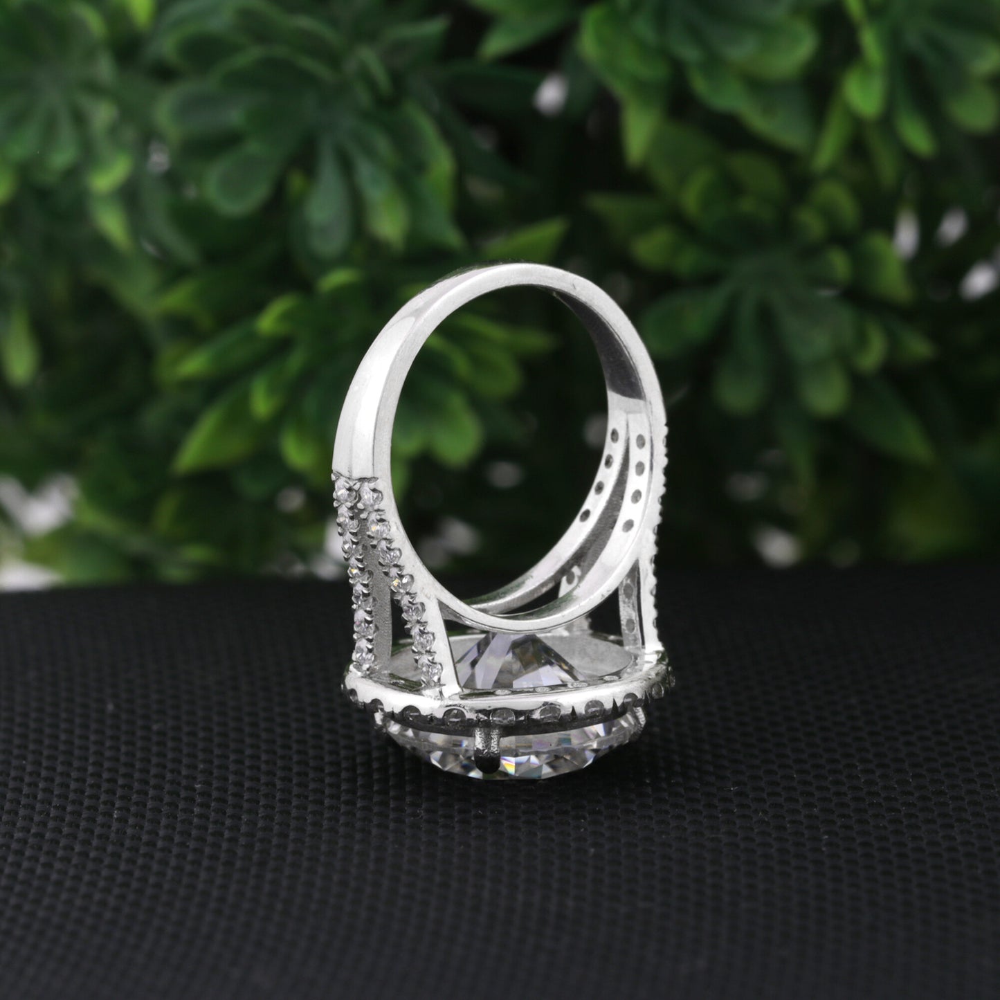 4.20 Ct Round Cut Lab Grown Diamond Ring - GEMHUB & CO. - View 5