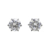 4.00 Ct Round Cut Lab Grown Diamond Earrings - GEMHUB & CO.