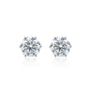 2 Ct Round Cut Lab Grown Diamond Earrings - GEMHUB & CO.