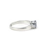 2.00 Ct Cushion Cut Blue Lab Grown Diamond Ring - GEMHUB & CO. - View 2
