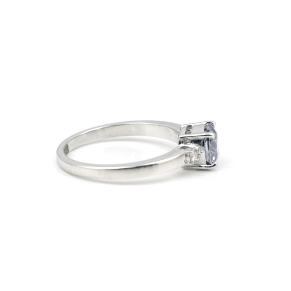 2.00 Ct Cushion Cut Blue Lab Grown Diamond Ring - GEMHUB & CO. - View 2