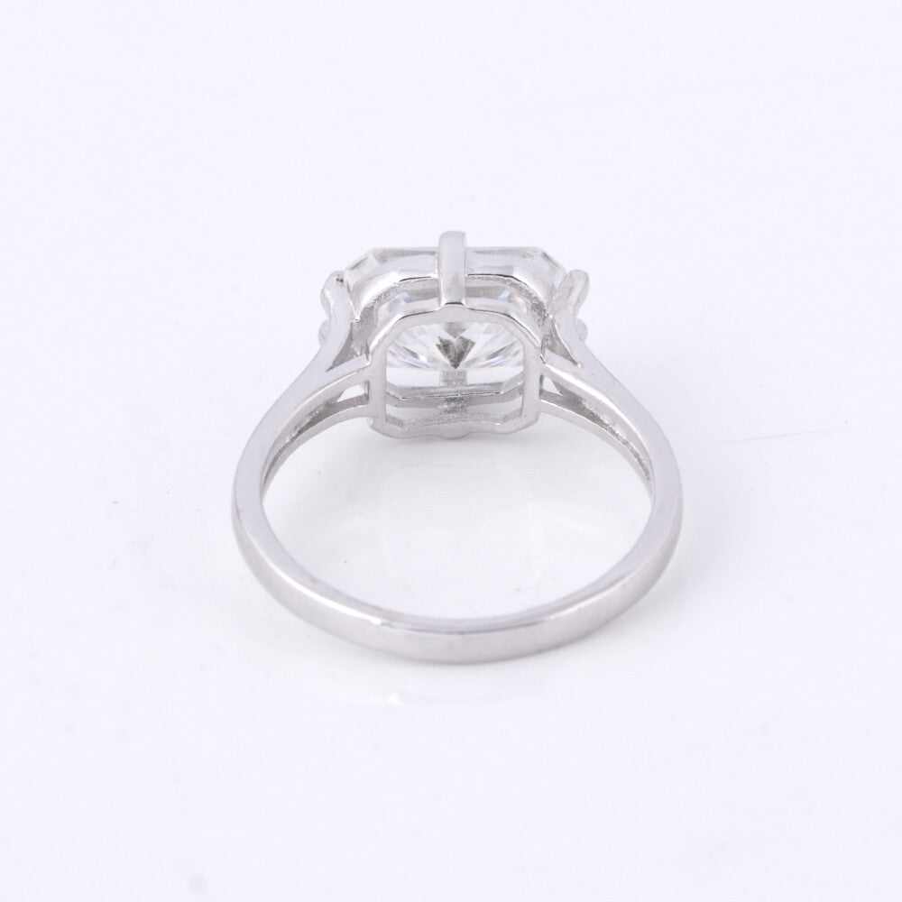 3.60 Ct Radiant Cut Lab Grown Diamond Ring - GEMHUB & CO. - View 2