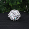 4.20 Ct Round Cut Lab Grown Diamond Ring - GEMHUB & CO. - View 2