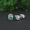 2 Ct Round Cut Lab Grown Diamond Earrings - View 2