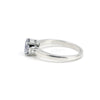 2.00 Ct Cushion Cut Blue Lab Grown Diamond Ring - GEMHUB & CO. - View 4