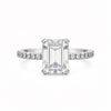 3.30 Ct Emerald Cut Lab Grown Diamond Ring - GEMHUB & CO. - View 6