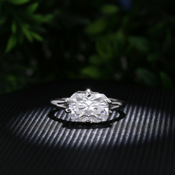 3.60 Ct Radiant Cut Lab Grown Diamond Ring - GEMHUB & CO. - View 6