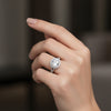 4.20 Ct Round Cut Lab Grown Diamond Ring - GEMHUB & CO. - View 6