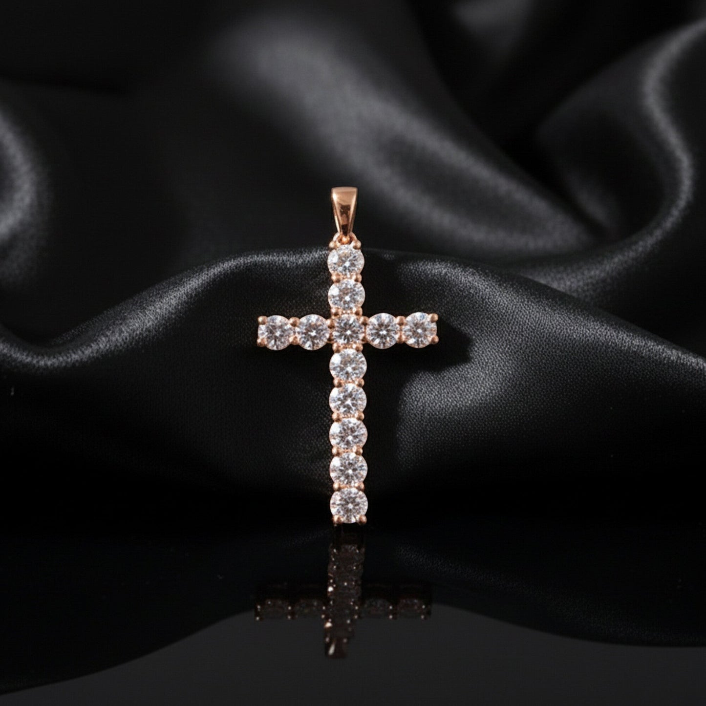 1.20 Ct Round Cut Lab Grown Diamond Pendant - GEMHUB & CO. - View 2