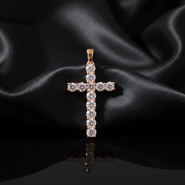 1.20 Ct Round Cut Lab Grown Diamond Pendant - GEMHUB & CO. - View 2
