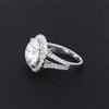 4.20 Ct Round Cut Lab Grown Diamond Ring - GEMHUB & CO. - View 3