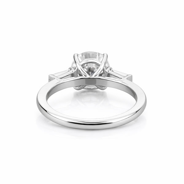 3.50 Ct Round Cut Lab Grown Diamond Ring - GEMHUB & CO. - View 3