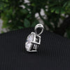 5 Ct Round Cut Lab Grown Diamond Pendant - GEMHUB & CO. - View 3