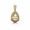 2 Ct Pear Cut Lab Grown Diamond Pendant - GEMHUB & CO. - View 3