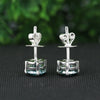 2 Ct Round Cut Lab Grown Diamond Earrings - View 3