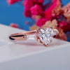 2.50 Ct Certified White Moissanite Ring New Year Ring for Women 18K Gold Plated Ver 18K Gold Plated