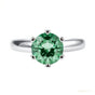 Certified 1.99ct VS1 Blue Moissanite Ring Jewelry for Women Gift 18K Gold Plated Ve 18K Gold Plated