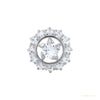 Certified 18K Yellow Gold Diamond Stud Earrings 0.48 Ct. for Women – white background main image