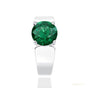 Certified 2.35ct VS1 Blue Moissanite Ring Fine Jewelry for Women 18K Gold Plated Ve 18K Gold Plated