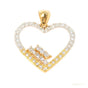Delicate 0.82 Ct Diamond Necklace Pendant 18K Gold IGI Certified Jewelry