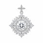 5 Ct Round Cut Lab Grown Diamond Pendant VS1 | 18k Gold Vermeil | Luxury Gift for Her