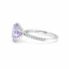 GEMHUB & CO. 2.00 Ct round cut blue lab grown diamond ring with VS1 clarity set in 18k gold vermeil.