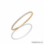 Certified GH/SI 3.80Ct Round Natural Diamond Tennis Bracelet 14Kt Yellow Gold