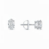 GEMHUB & CO. 1 Ct Marquise Lab Created Diamond Earrings in 950 Platinum with Screw Back Closure