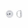 GEMHUB & CO. Platinum screw back earring backs with 14K stamp