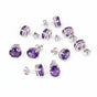 Natural Purple Amethyst Earrings Set 5 Pairs | Wholesale Lot | 925 Sterling Silver