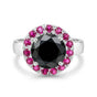 Moissanite Round Cut 5.00 Ct. Gemstone Ring 925 Sterling Silver Women Gift